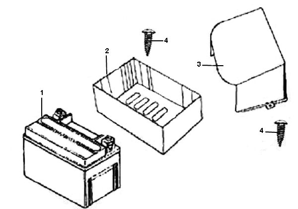 Battery Neco Borsalino Uno 4-stroke