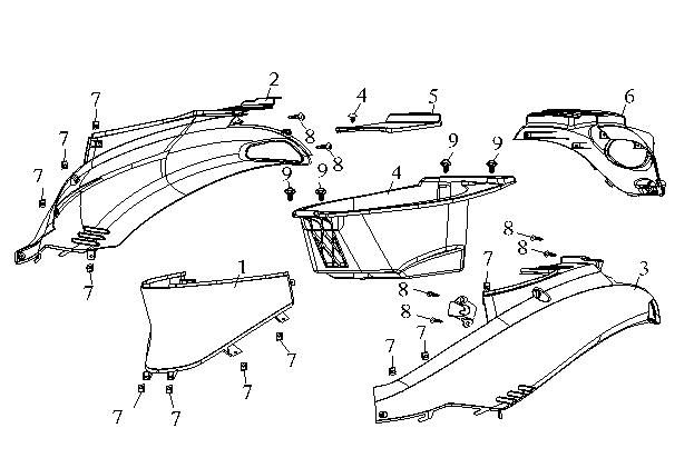 Rear Center Caps AGM Fashion smokey