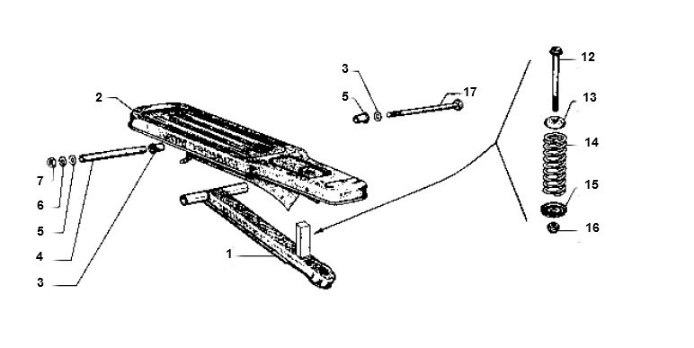 Rear Carrier Vespa Ciao 2-stroke