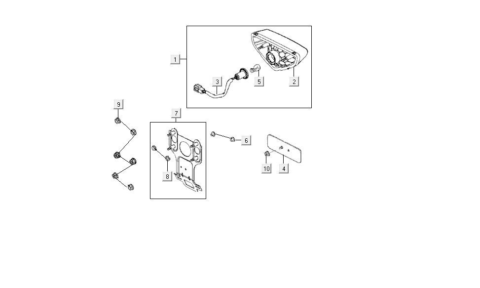 Rear Light Kymco MXU 150