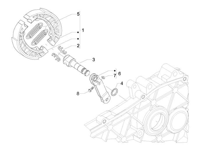 Rear Brake Vespa S 2-Stroke