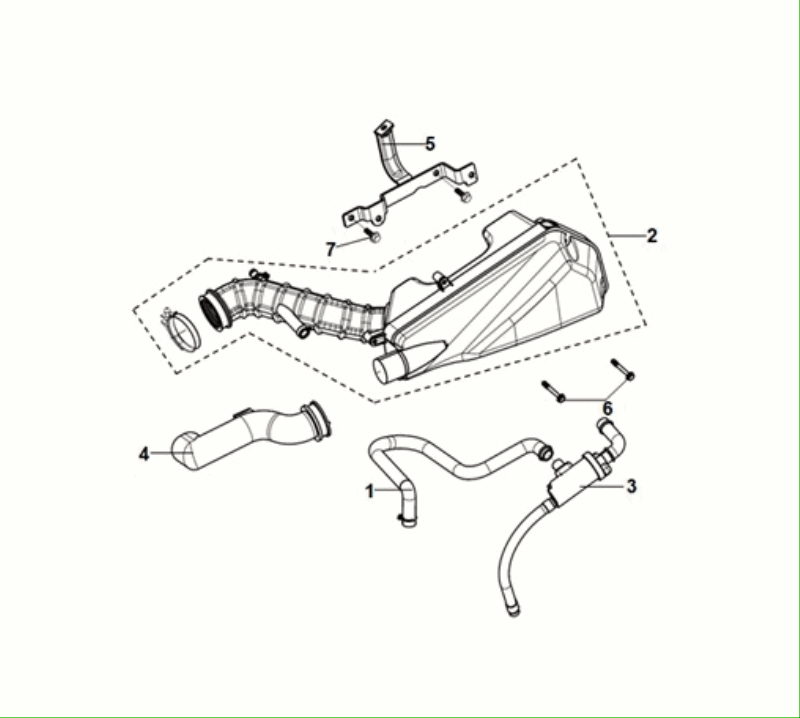 Sym Fiddle ll Euro 5 air filter