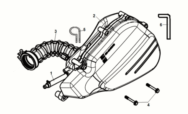 Air cleaner Sym Symphony ST 50 E5
