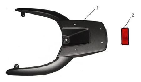 Luggage carrier AGM LX black