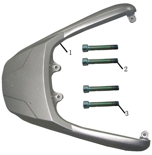 Luggage Carrier China Touring black