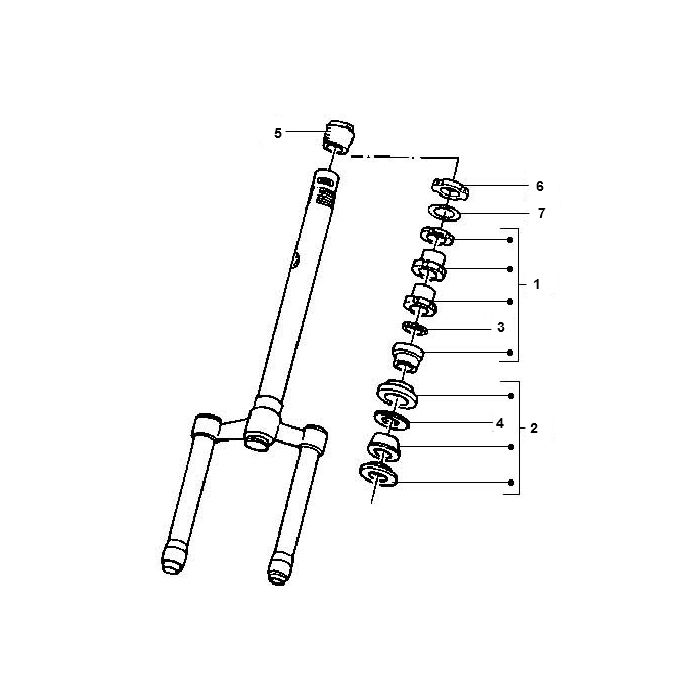 Gilera Runner 98-2005 2-stroke headset