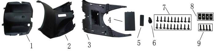 Leg Shield Treeboard AGM Fly black