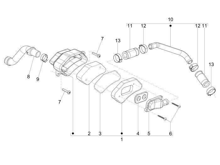 Air Filter Vespa Lxv 2-stroke
