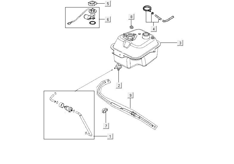 petrol tank Kymco Agility RS 4-stroke black 11