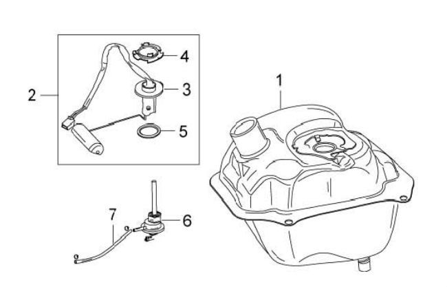 Fuel tank Viraggio Intelli 4-stroke