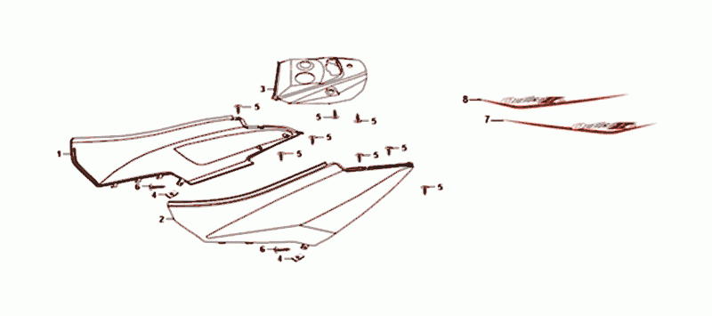 PLATING Sym Orbit II Euro 4 White