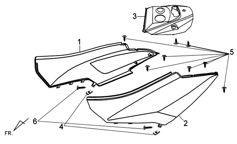 Plating Sym Orbit II (BK5560) black