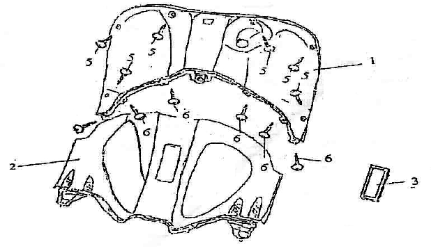 Inner Hood Turbo RG50 125cc