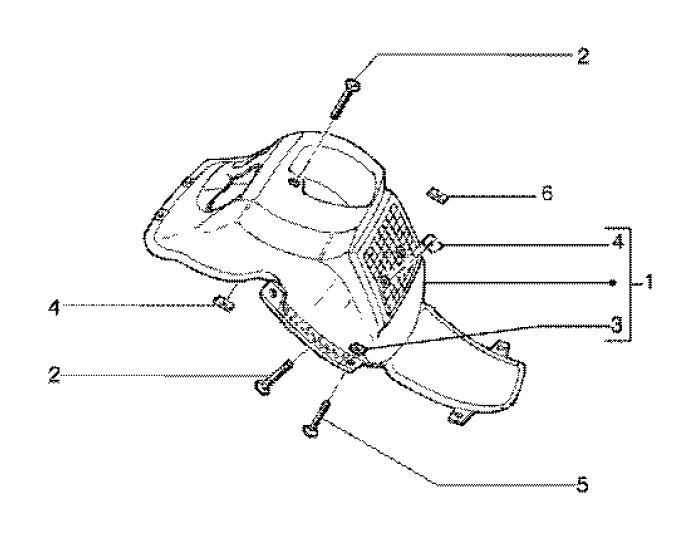 Inner fender Gilera Runner 180cc FXR 2-stroke