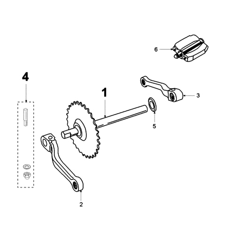 Bracket Home Peugeot Vogue Black