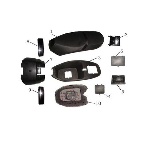 Zadel - Helmbak BTC Bellagio (12 inch) 15