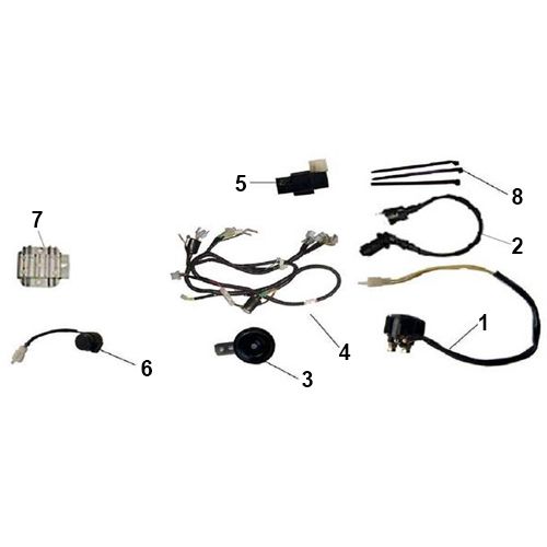 Kabelboom - CDI - Bobine - Claxon BTC BTC Bellagio (12 inch) 2