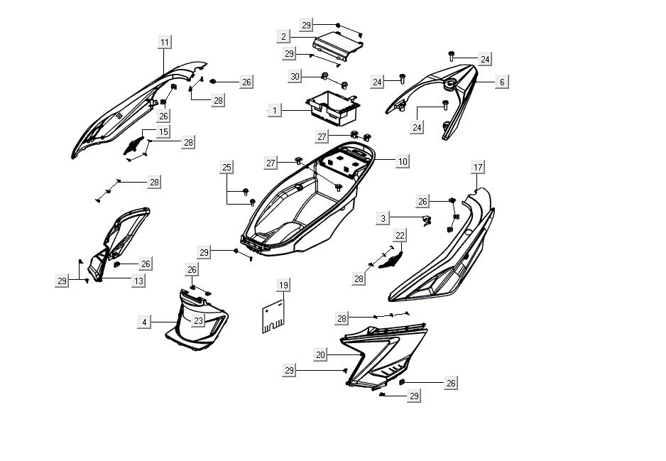 buddy box AGILITY 16+ 4T 200i Matte Metallic Light Blue