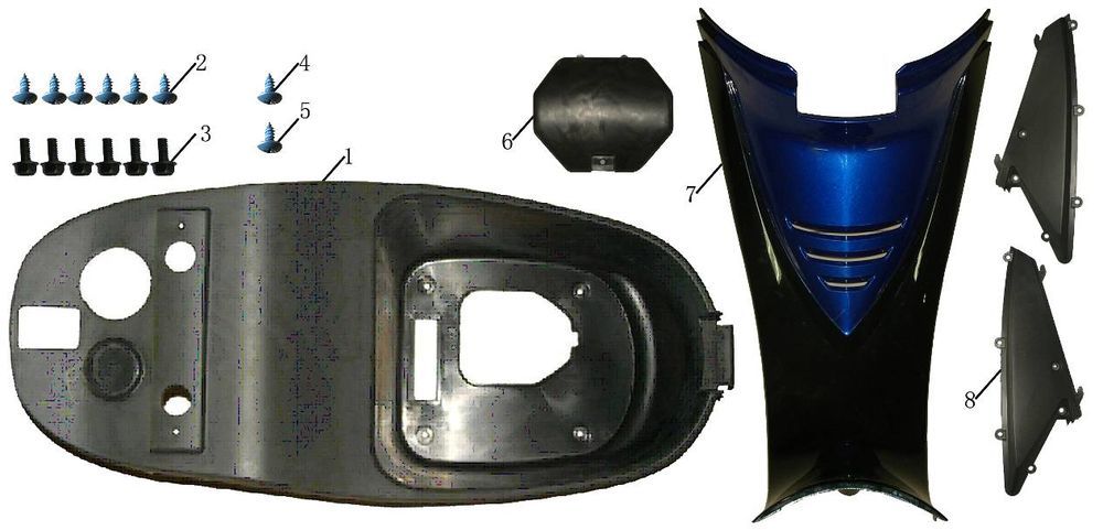 Buddybak China Touring blue