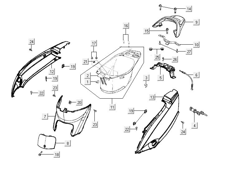 Buddybak Kymco Vitality 2t ac sports stream