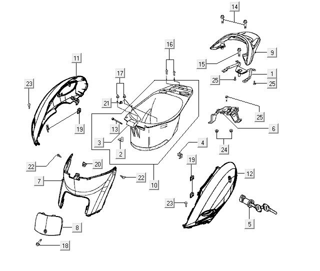 Buddybak Kymco Yup 2t ac classic green