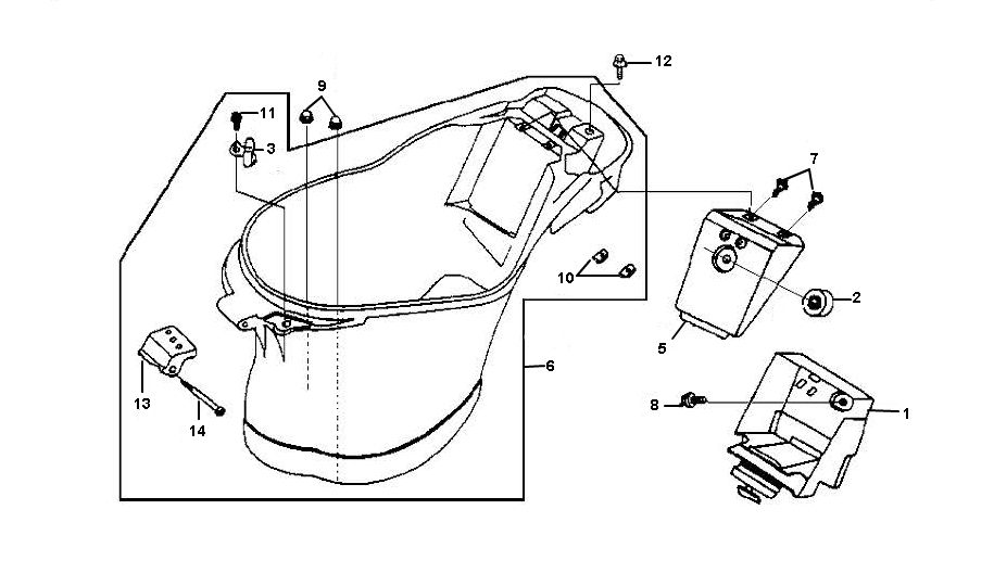 Buddy Box Sym Jet Euro-X 2-stroke