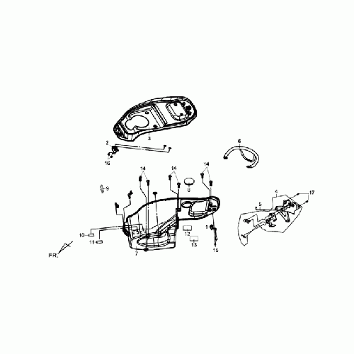 Sym Fiddle III matt black Euro 4 saddle