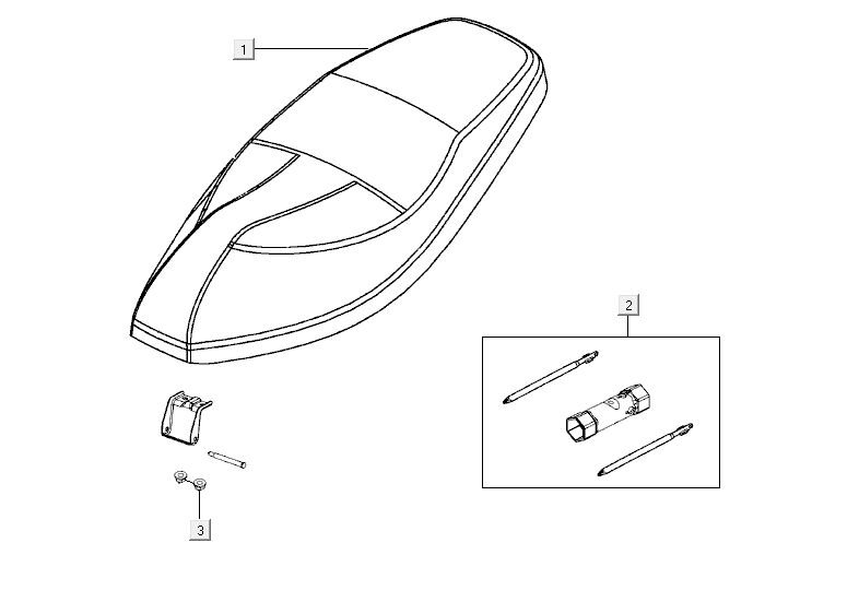 buddyseat Kymco Agility RS 4-stroke black 09