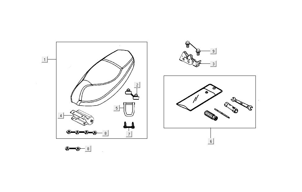 Buddyseat Kymco New Sento 4-stroke 50i black