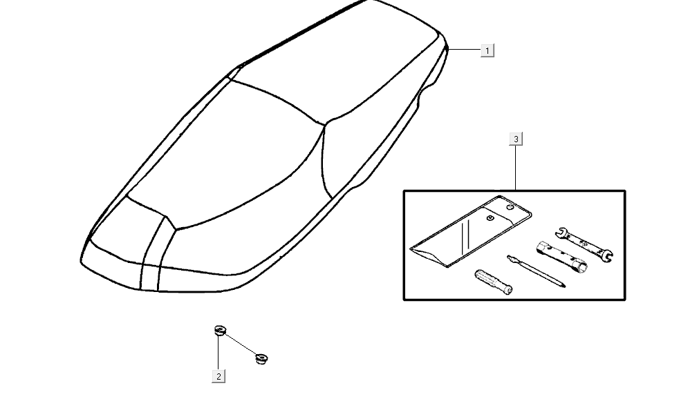 Buddyseat Kymco Super8 Street 50i E4 Matt Grey