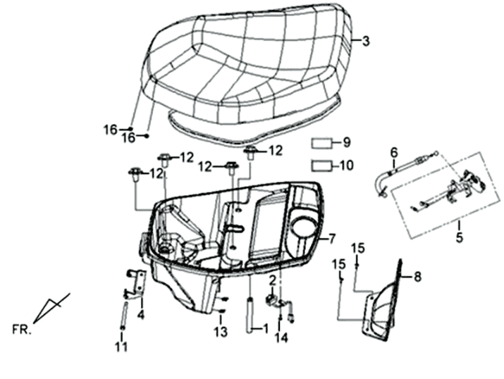 Seat Seat Sym XPRO 50 E4