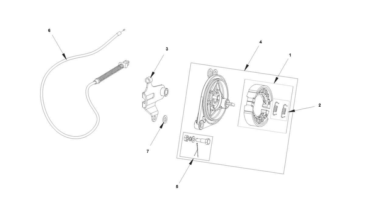 Bye-Bike Rear Brake-Bye-Bike Achterrem