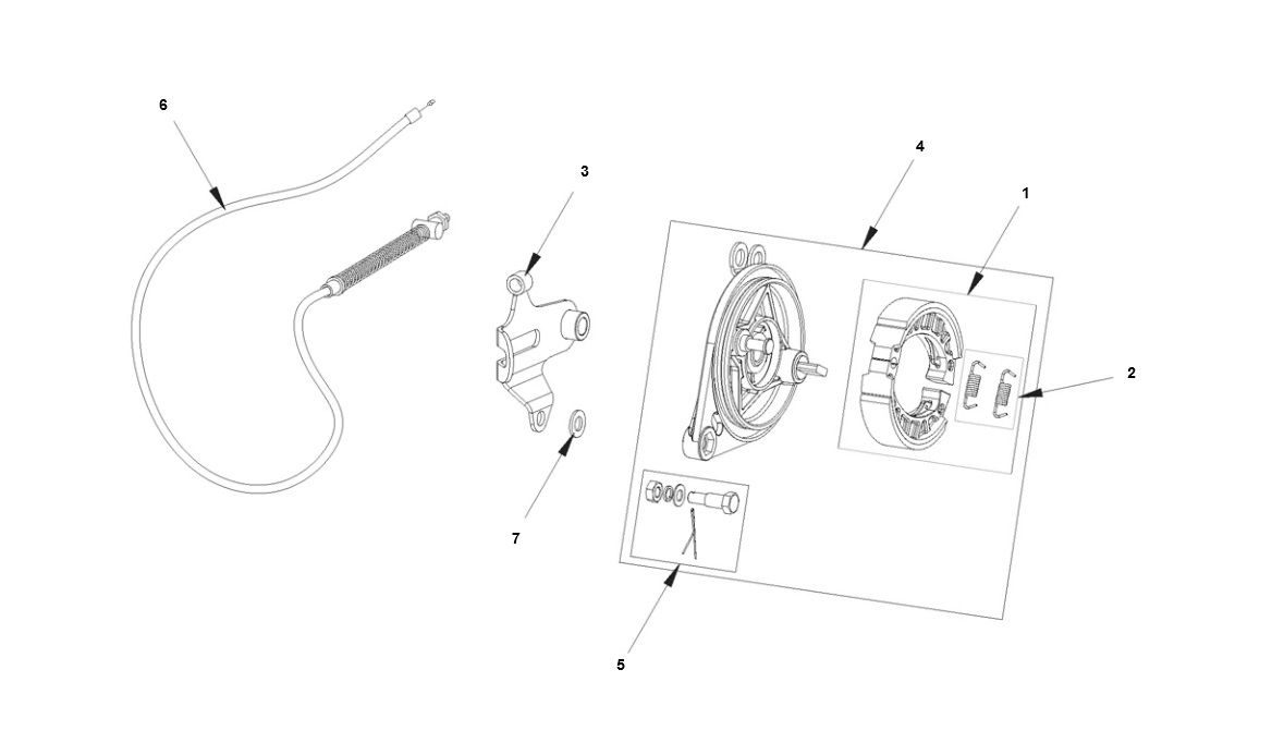 Bye-Bike Rear Brake-Bye Bike Achterrem