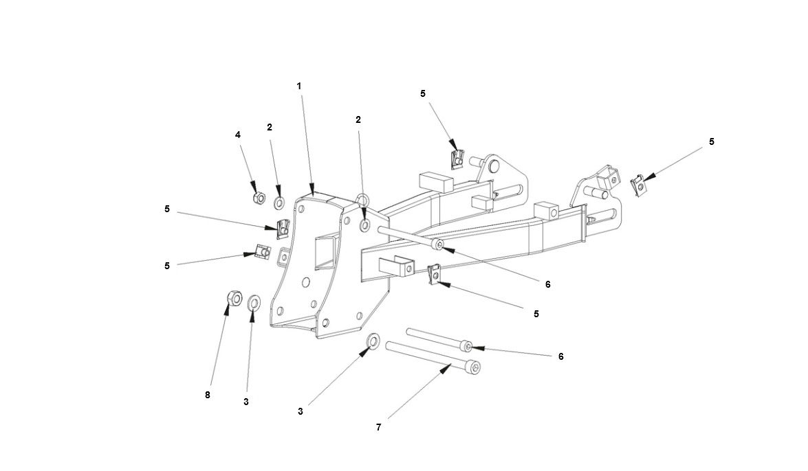Bye-Bike Rear Fork-Bye Bike Achtervork