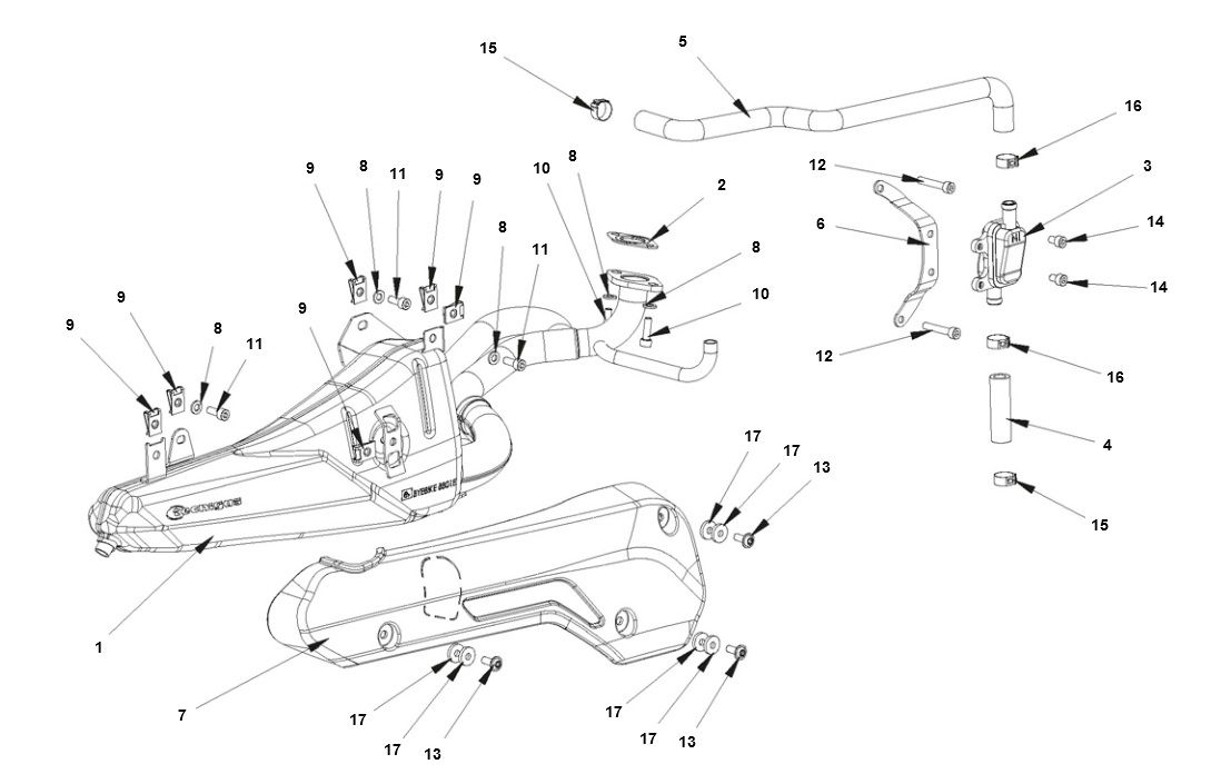 Bye-Bike Exhaust-Bye Bike Uitlaat