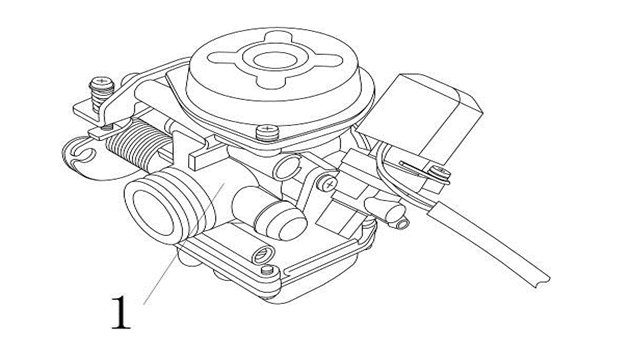 Carburetor China Ape50 white