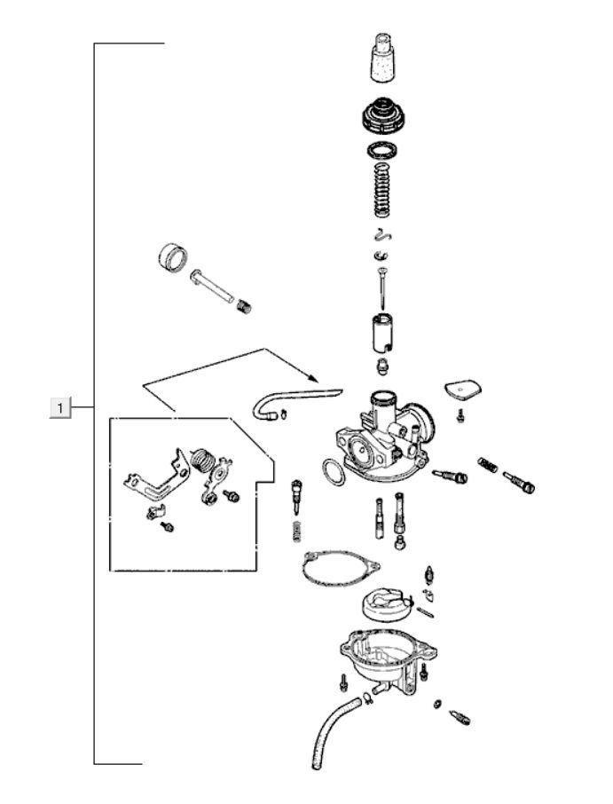 Carburetor Kymco K-Pipe 125cc
