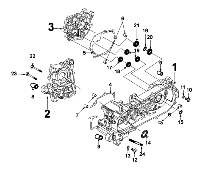 Carter Peugeot Tweet 125 V E3 2013-2017