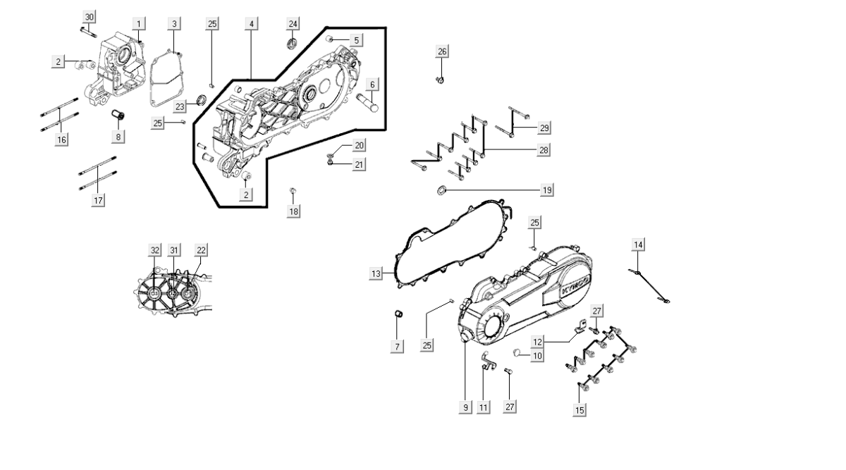 Carter Kymco Super8 Street 50i E4 Matt Grey