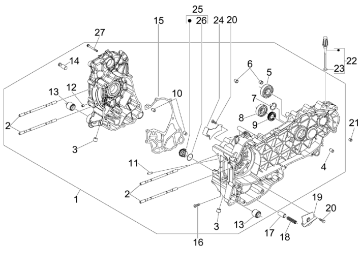 Carter Vespa GTS 300 ie 2008-2016 (with and without ABS)