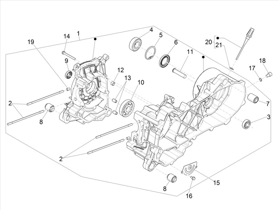 Carter Piaggo Zip 4-stroke (euro5 injection IGET)