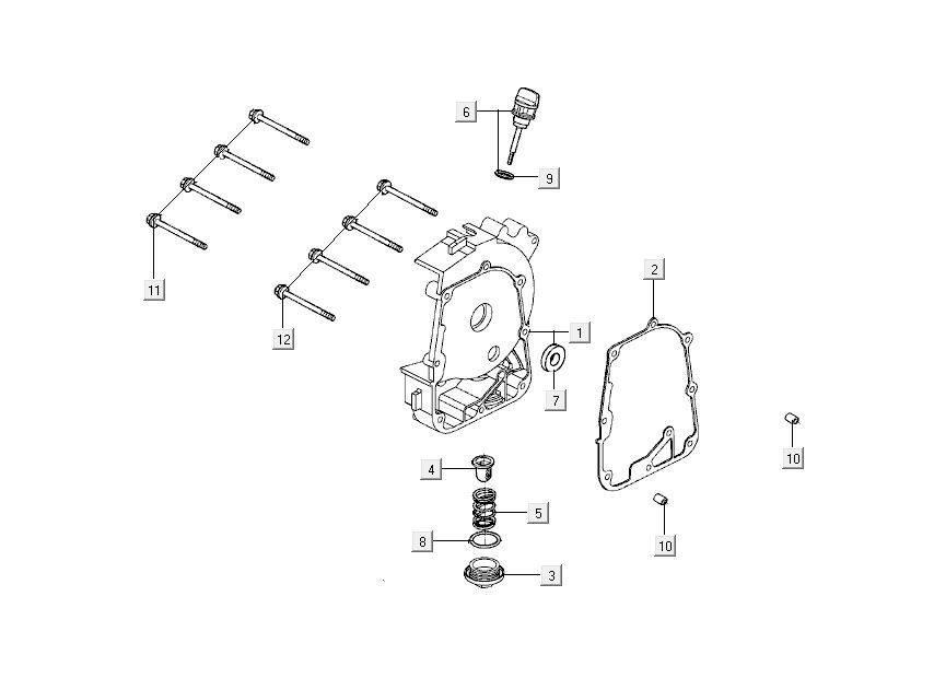 Sump 2 Kymco New Dink 4-stroke gold