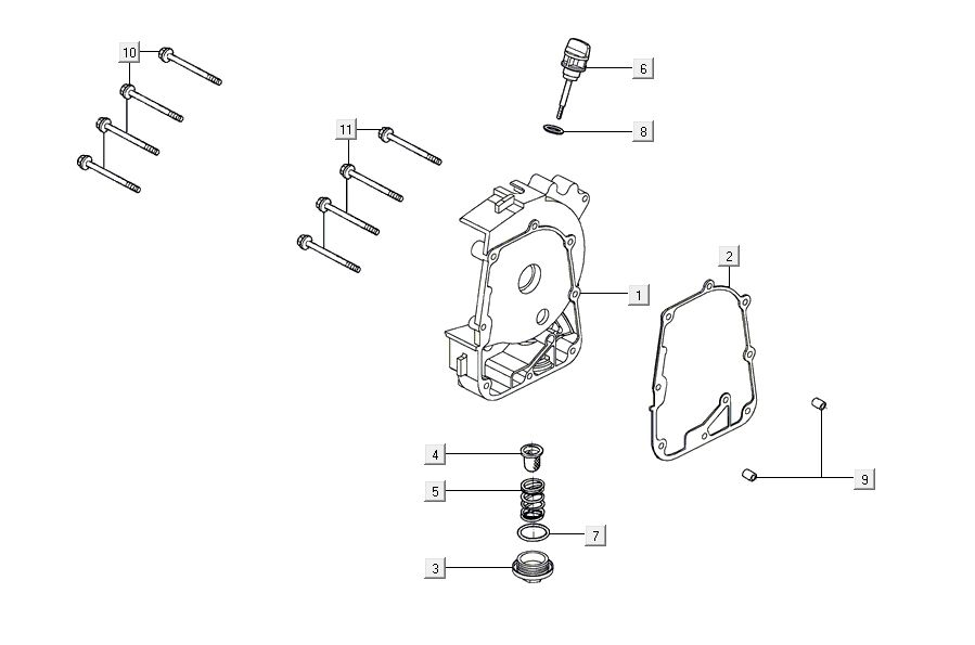 Sump Kymco Agility 16'+ 4t matt metalic blue