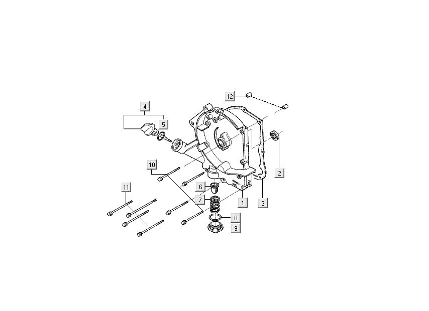 Sump Kymco Filly 4-stroke silver
