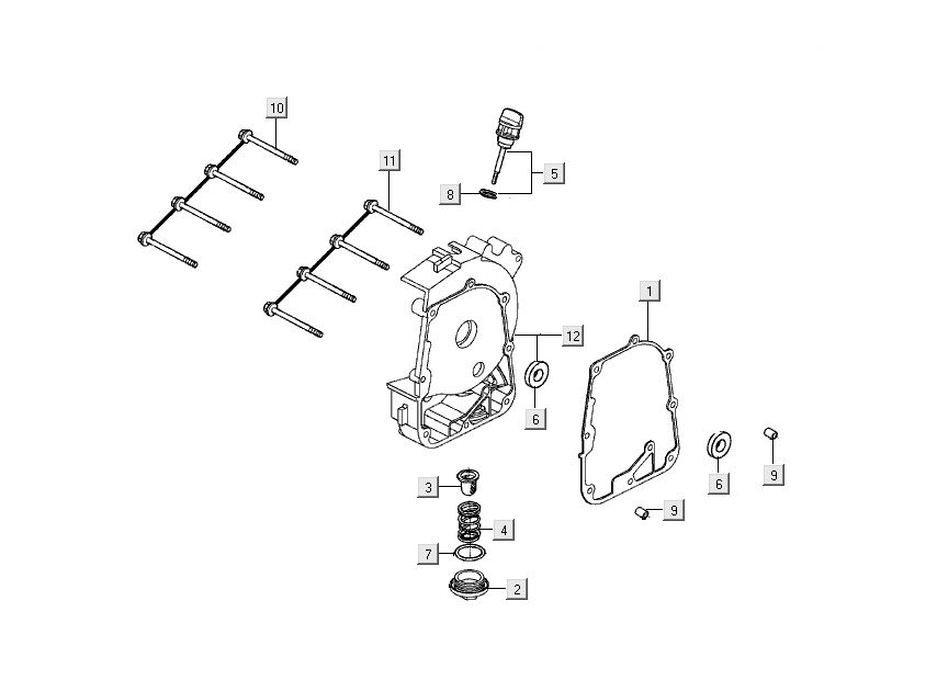 Sump Kymco People S 4-stroke white