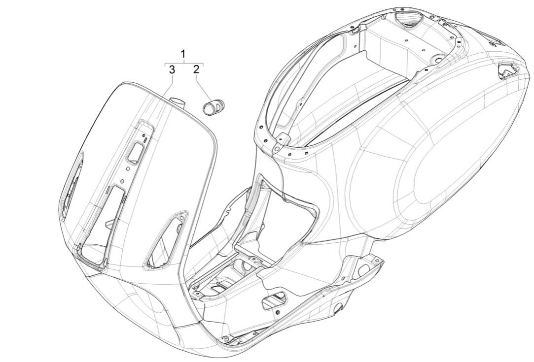 Frame Vespa Sprint 125 3V IE ABS