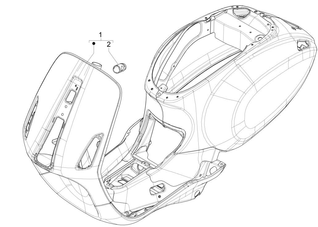 Frame Vespa Primavera 125 3V IE ABS