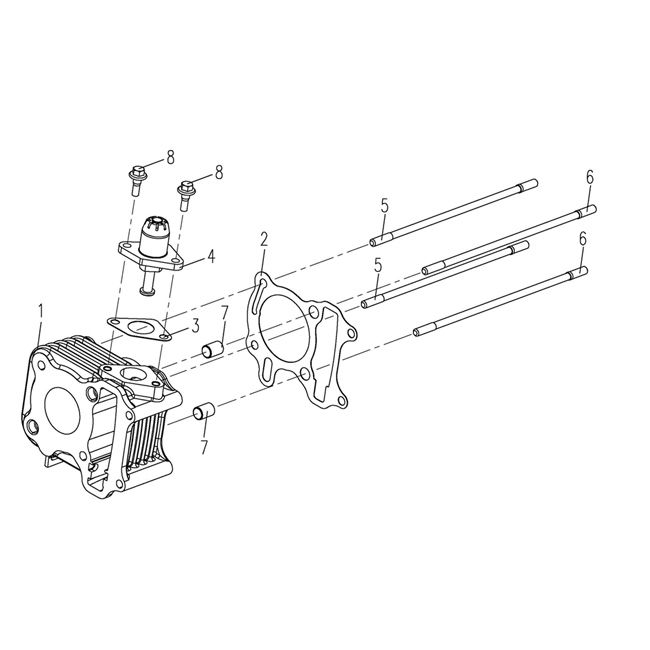 Cylinder 3B3 50 4T Euro 4 2018→