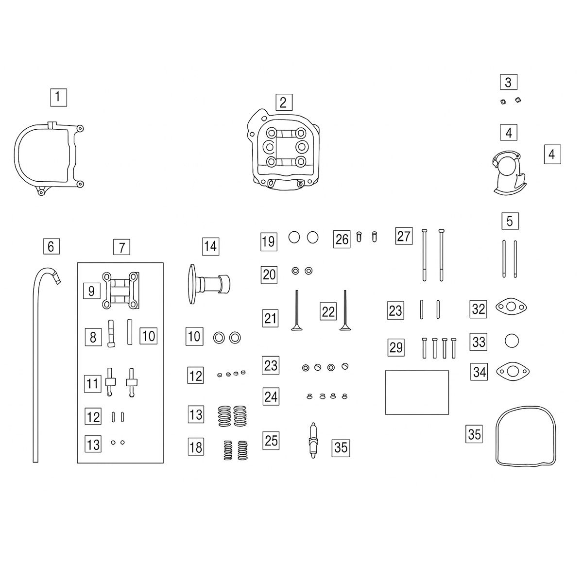 Cilinderkop AGM VX50i