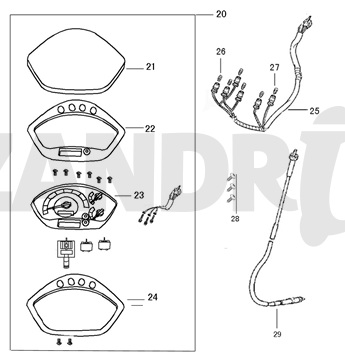 Cockpit-Teller Eagle-Wing Napoli dark blue